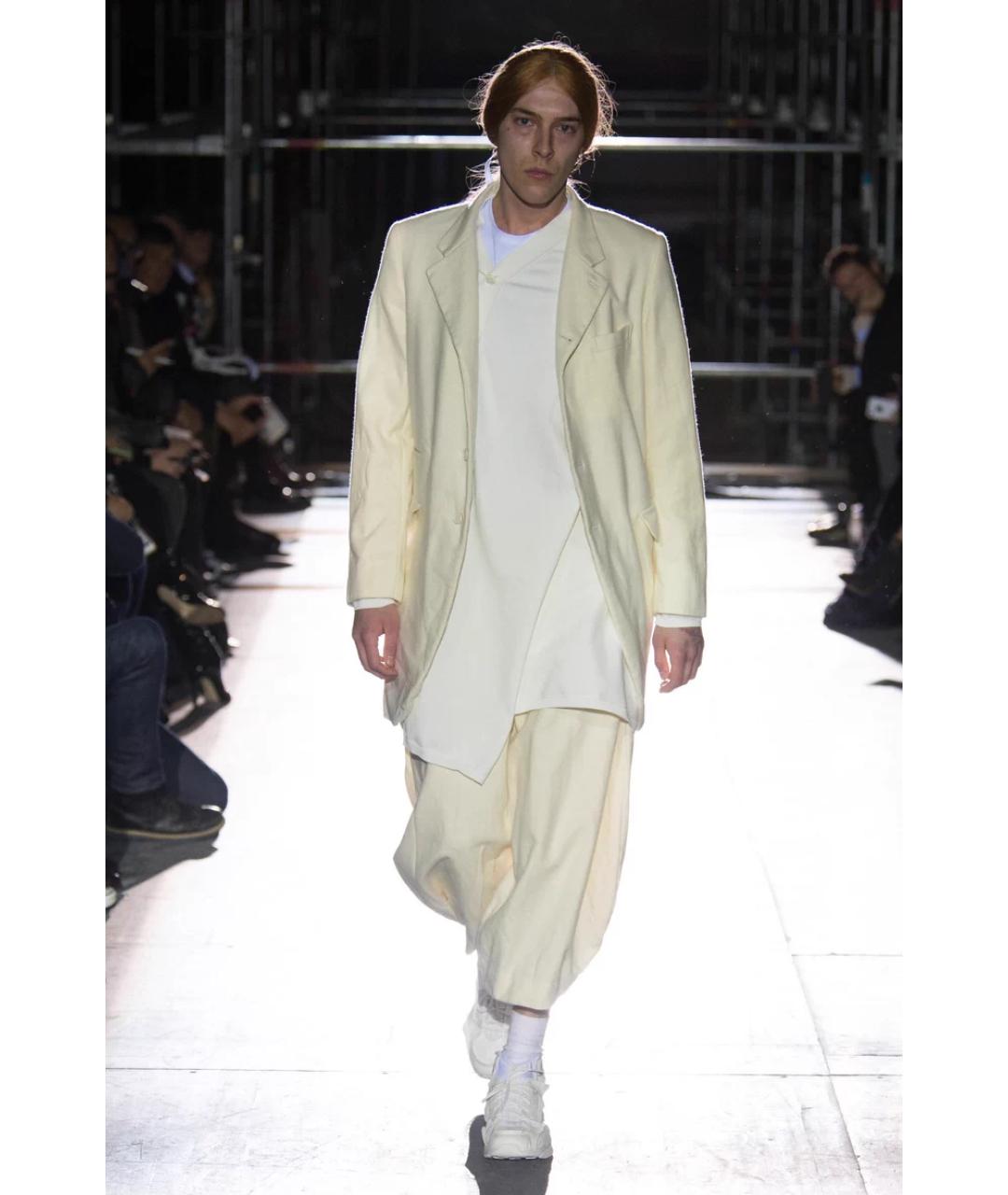 COMME DES GARÇONS HOMME PLUS Белый шерстяной пиджак, фото 5