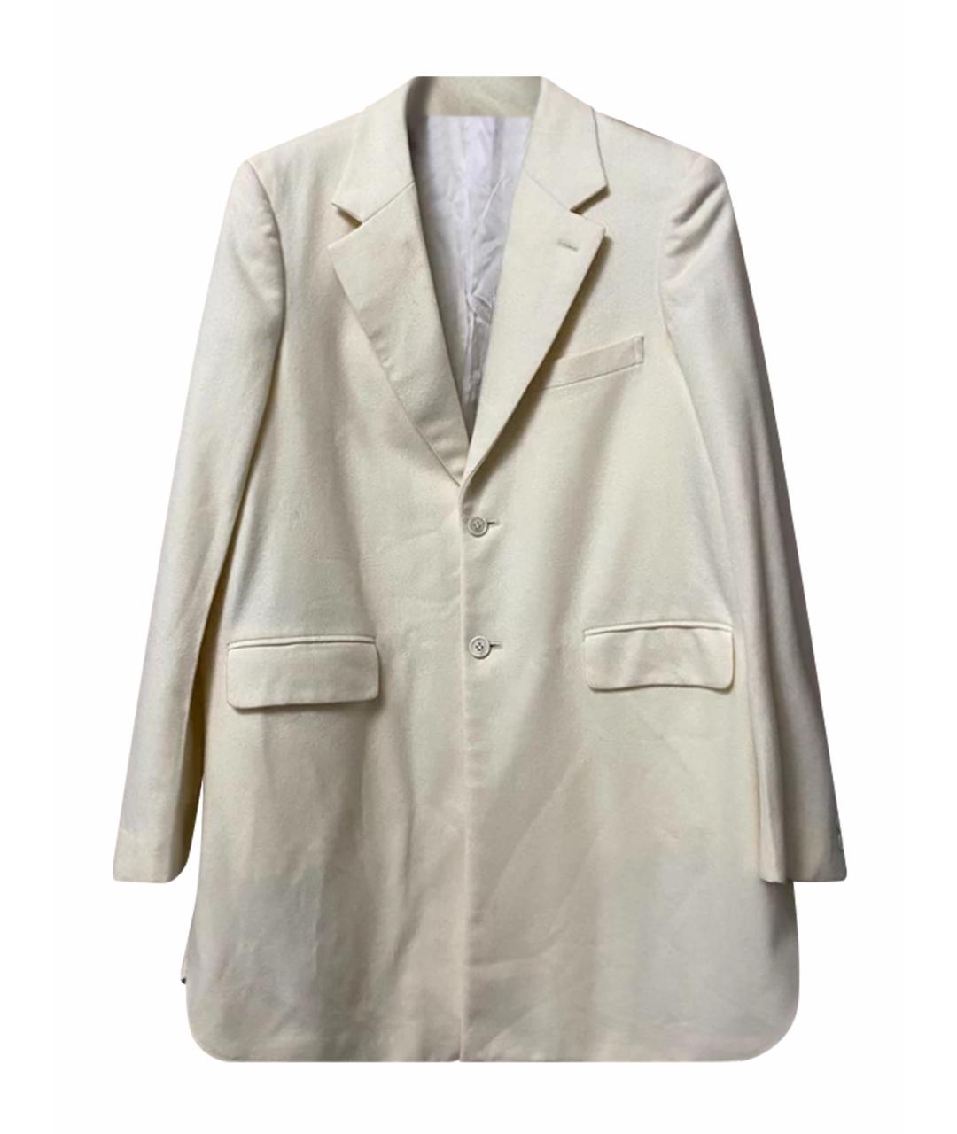 COMME DES GARÇONS HOMME PLUS Белый шерстяной пиджак, фото 1