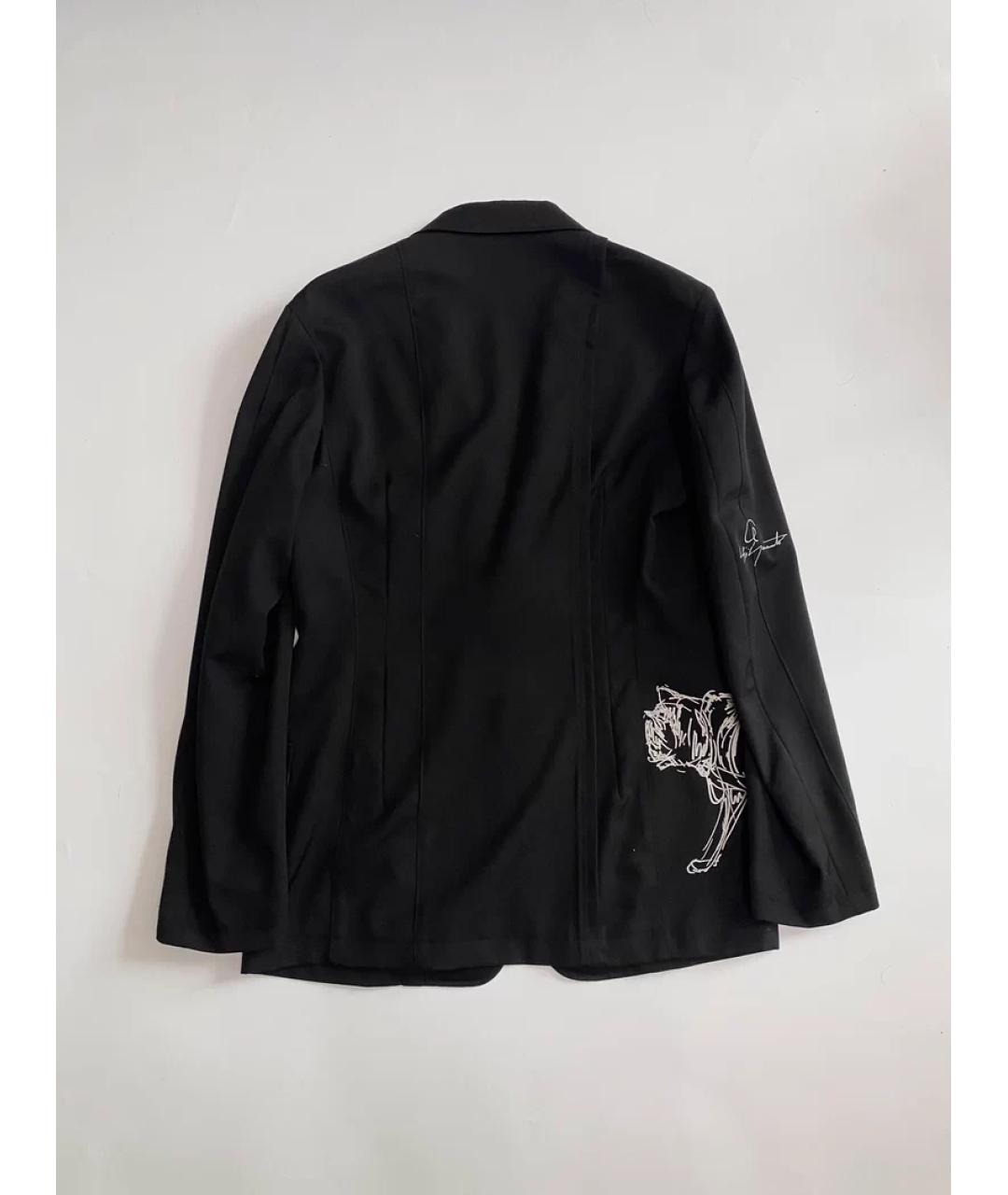 YOHJI YAMAMOTO Черный пиджак, фото 2