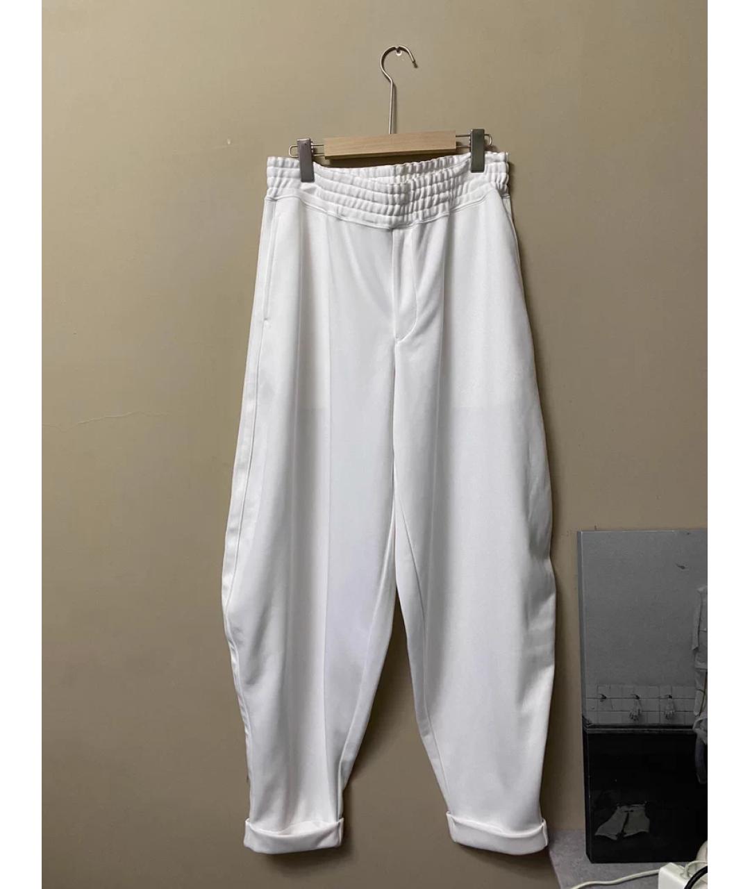 COMME DES GARÇONS HOMME PLUS Белые классические брюки, фото 3