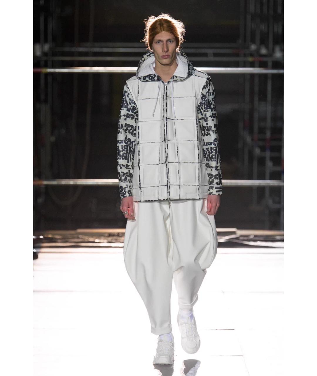 COMME DES GARÇONS HOMME PLUS Белые классические брюки, фото 2