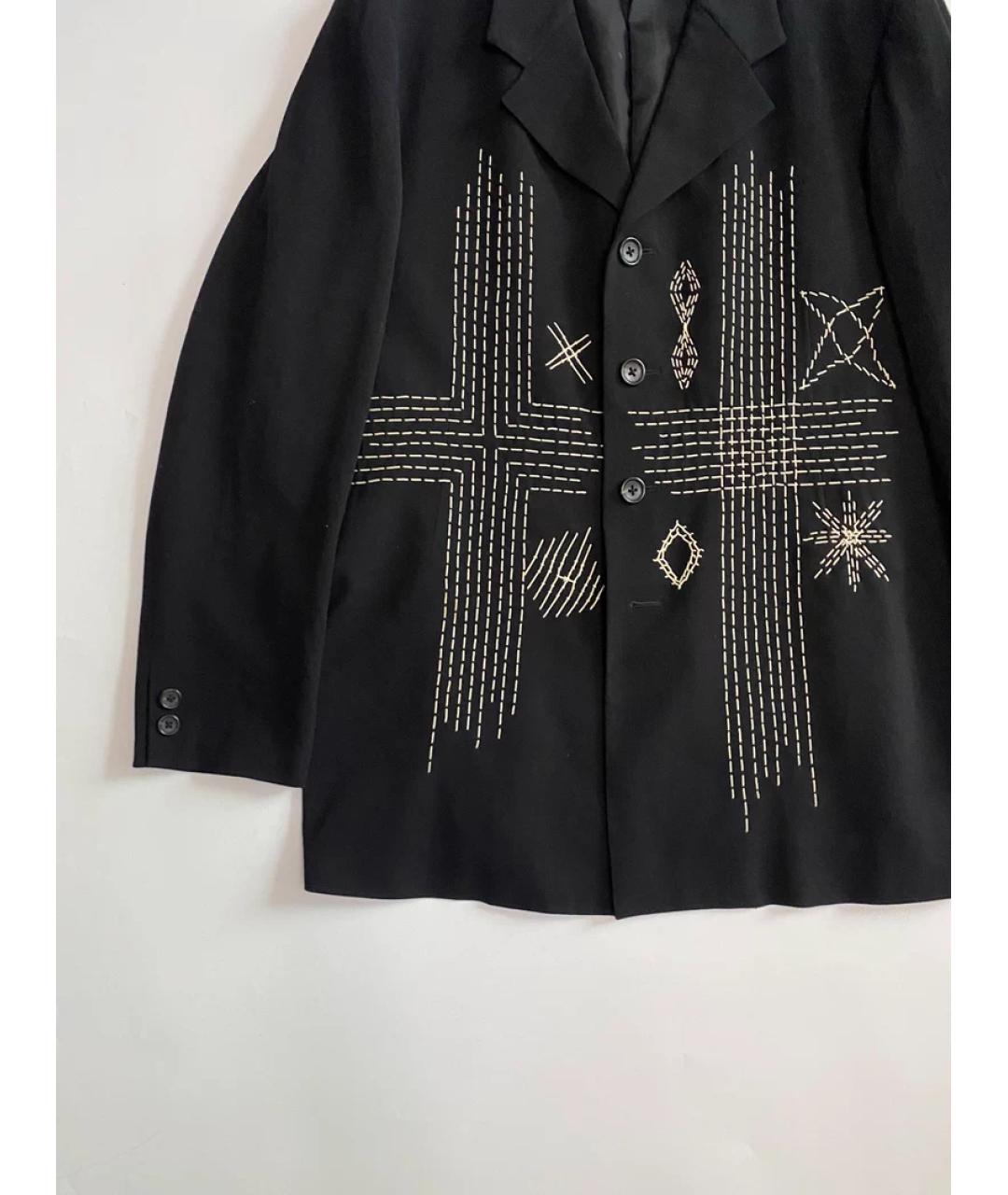 YOHJI YAMAMOTO Черный пиджак, фото 3