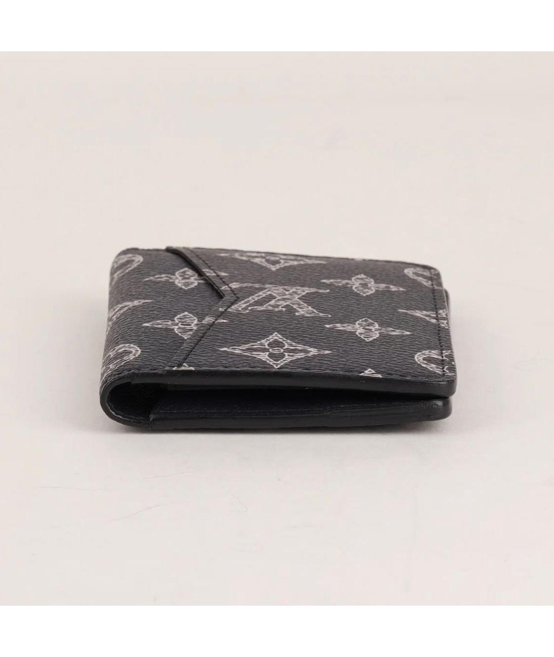 LOUIS VUITTON Темно-синий кожаный кардхолдер, фото 4