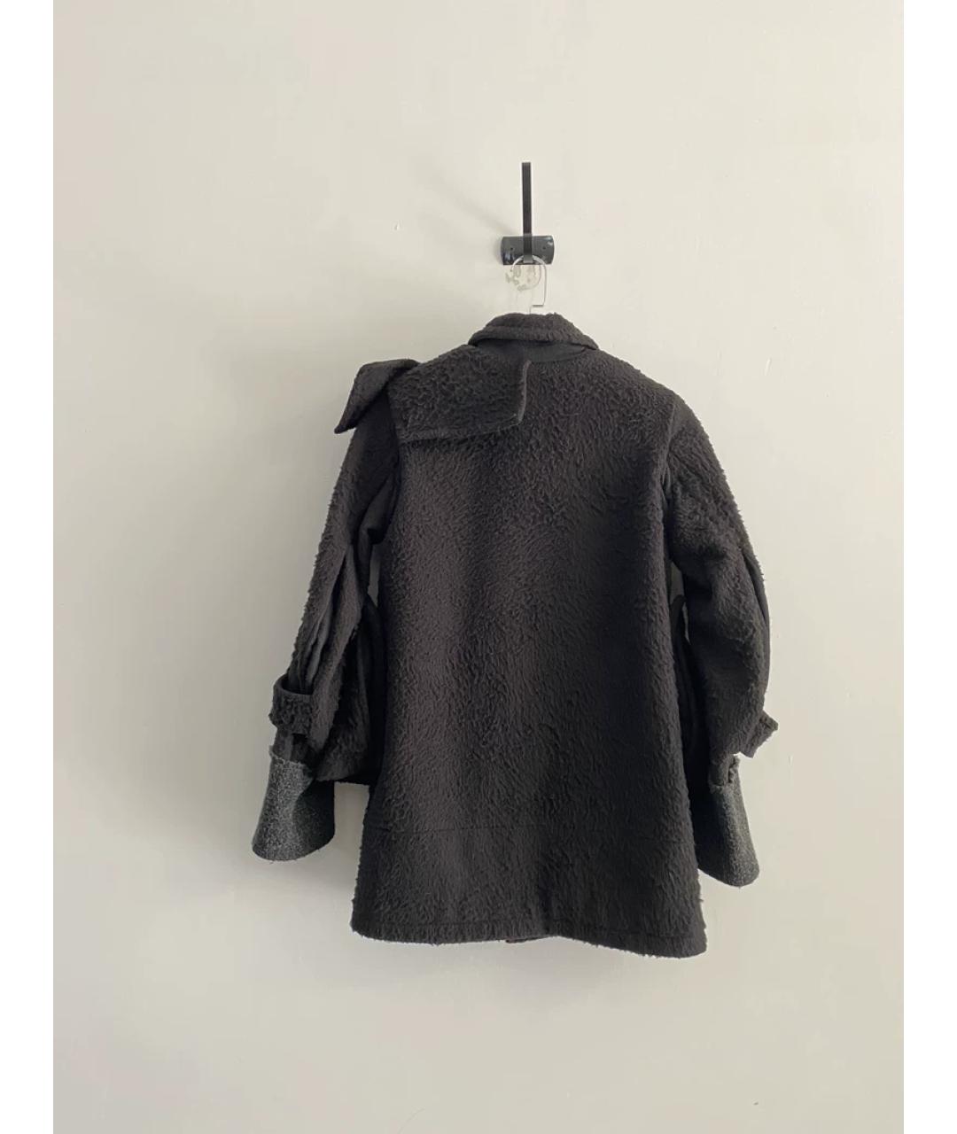 UNDERCOVER Черная шерстяная куртка, фото 7