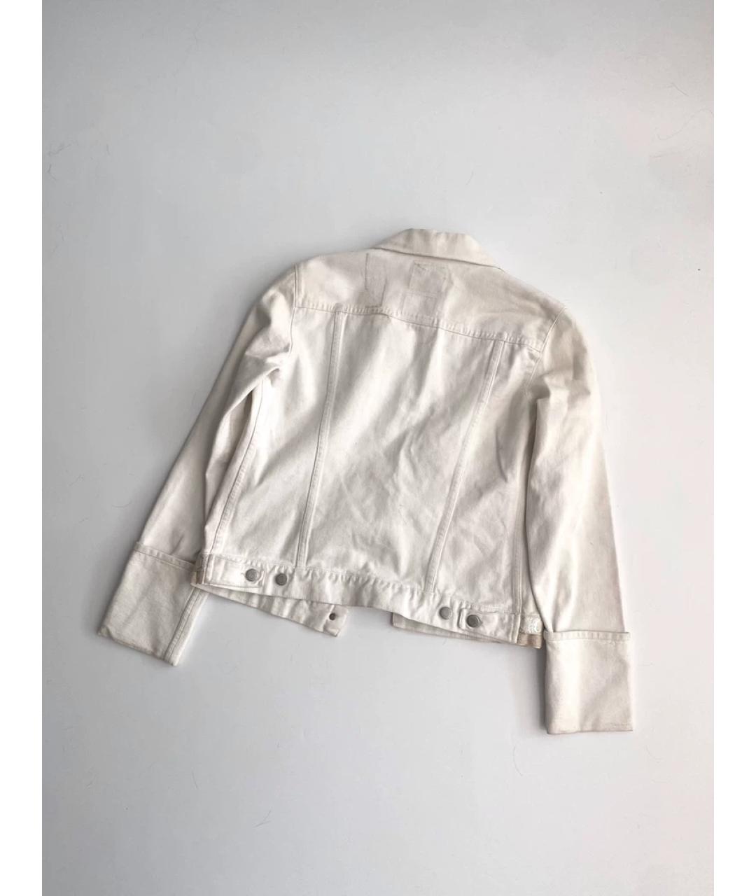 HELMUT LANG Белая деним куртка, фото 3