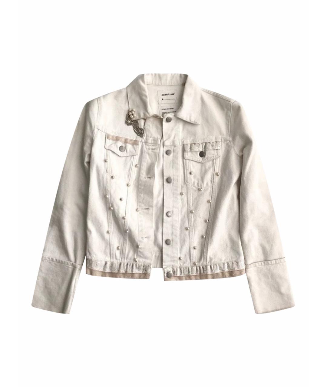 HELMUT LANG Белая деним куртка, фото 1