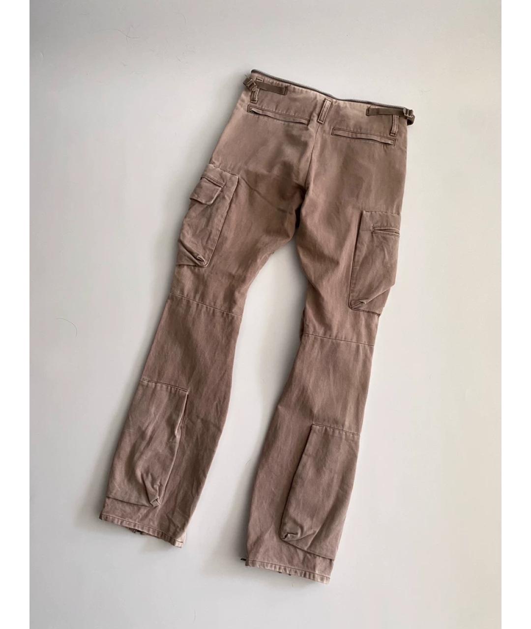 HELMUT LANG Бежевые повседневные брюки, фото 3