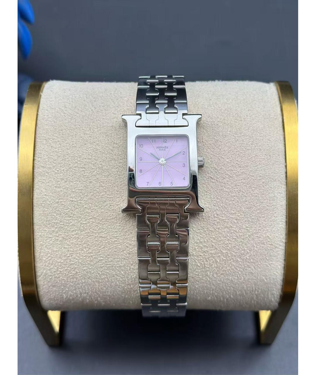 HERMES Серебряные часы, фото 2