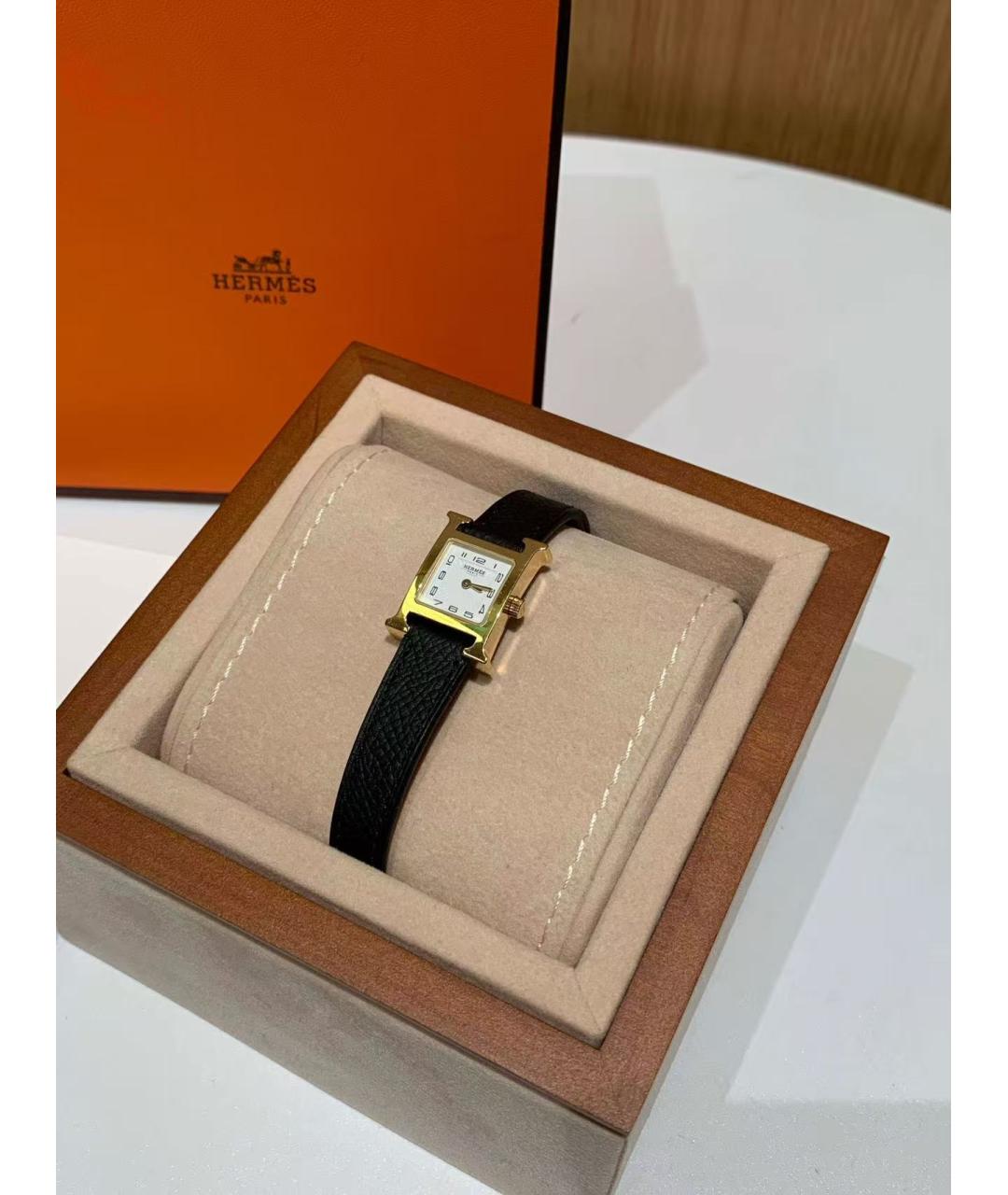 HERMES Золотые часы, фото 4