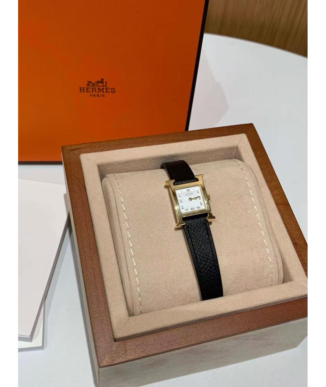 HERMES Золотые часы, фото 2