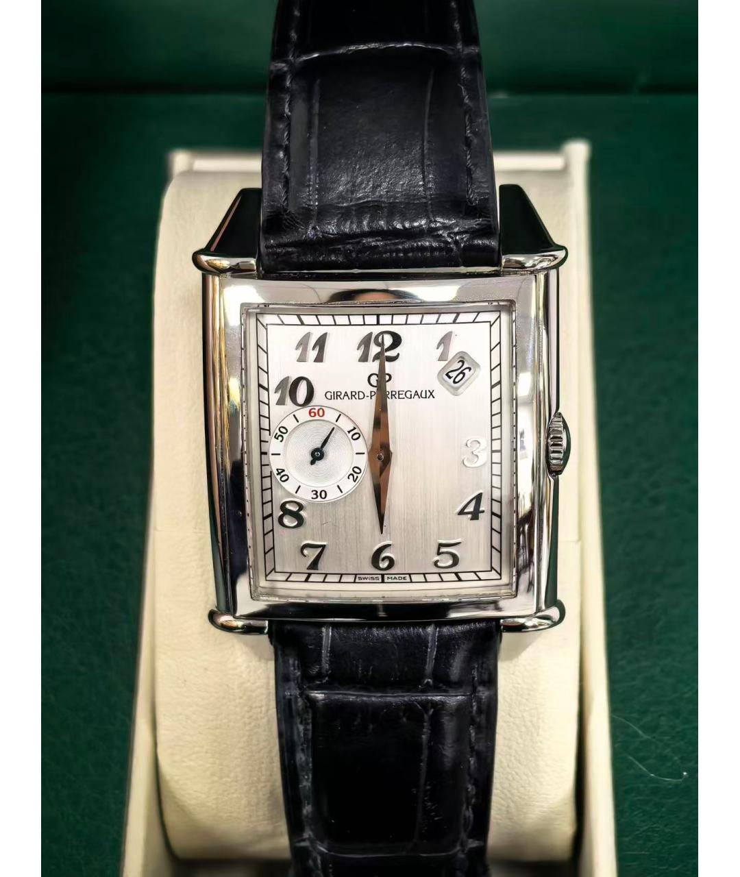 GIRARD PERREGAUX Серебряные металлические часы, фото 2