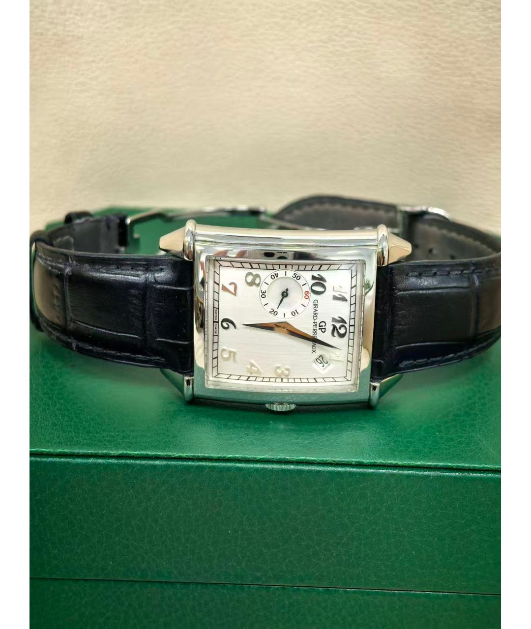 GIRARD PERREGAUX Серебряные металлические часы, фото 5