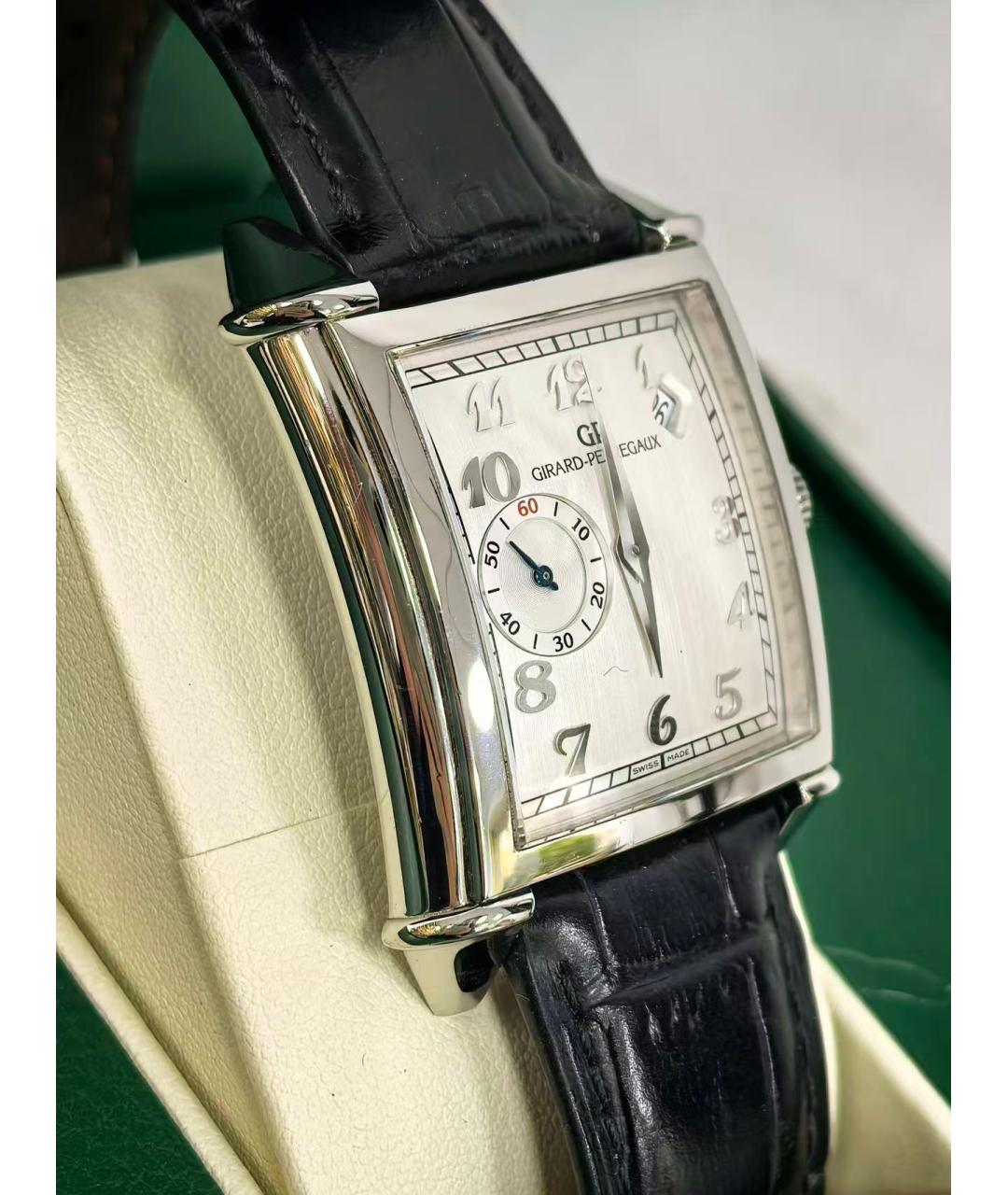 GIRARD PERREGAUX Серебряные металлические часы, фото 4