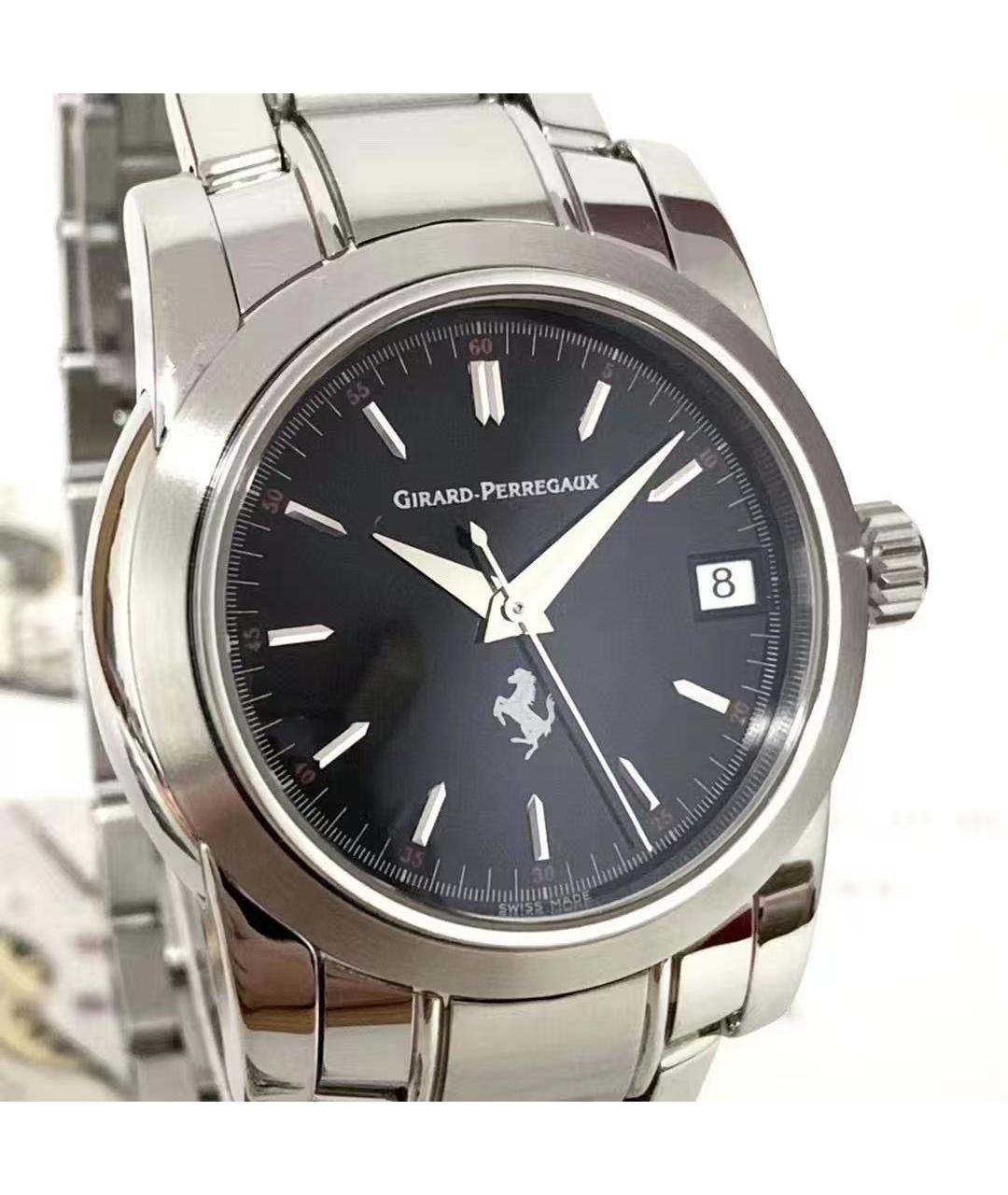 GIRARD PERREGAUX Серебряные часы, фото 5