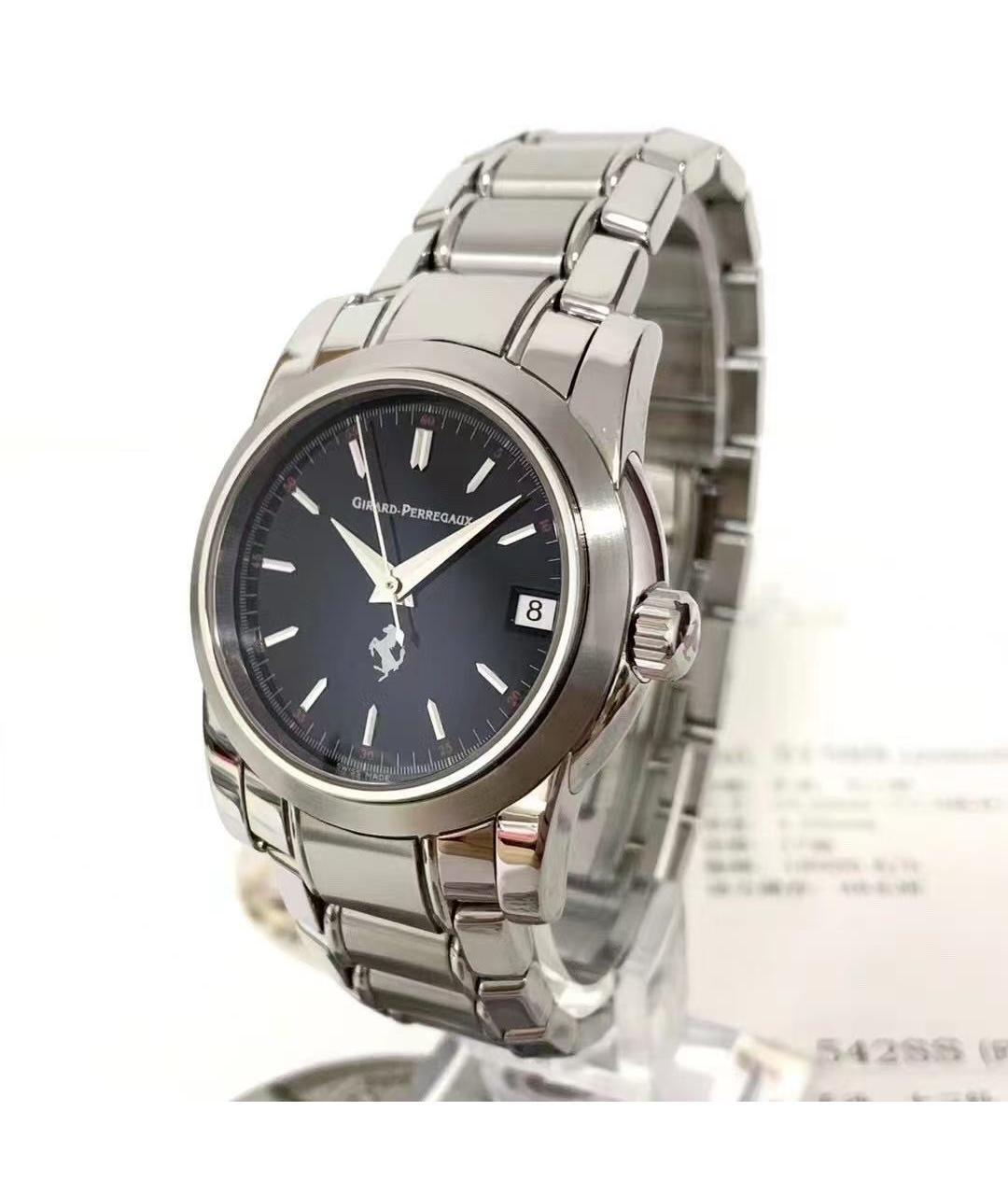 GIRARD PERREGAUX Серебряные часы, фото 3