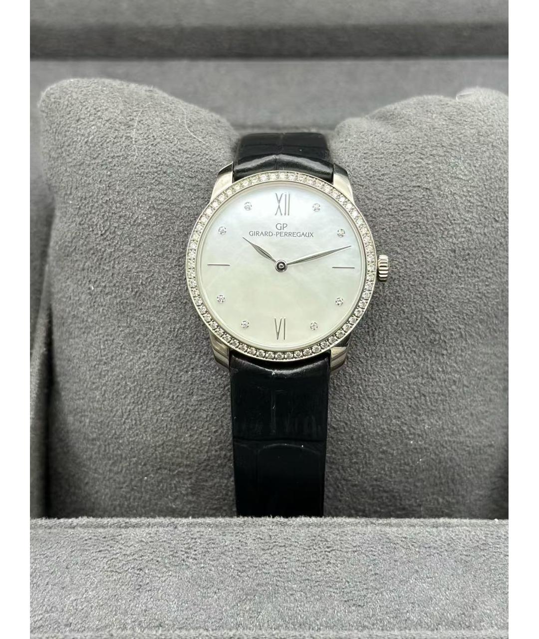 GIRARD PERREGAUX Серебряные часы из белого золота, фото 2