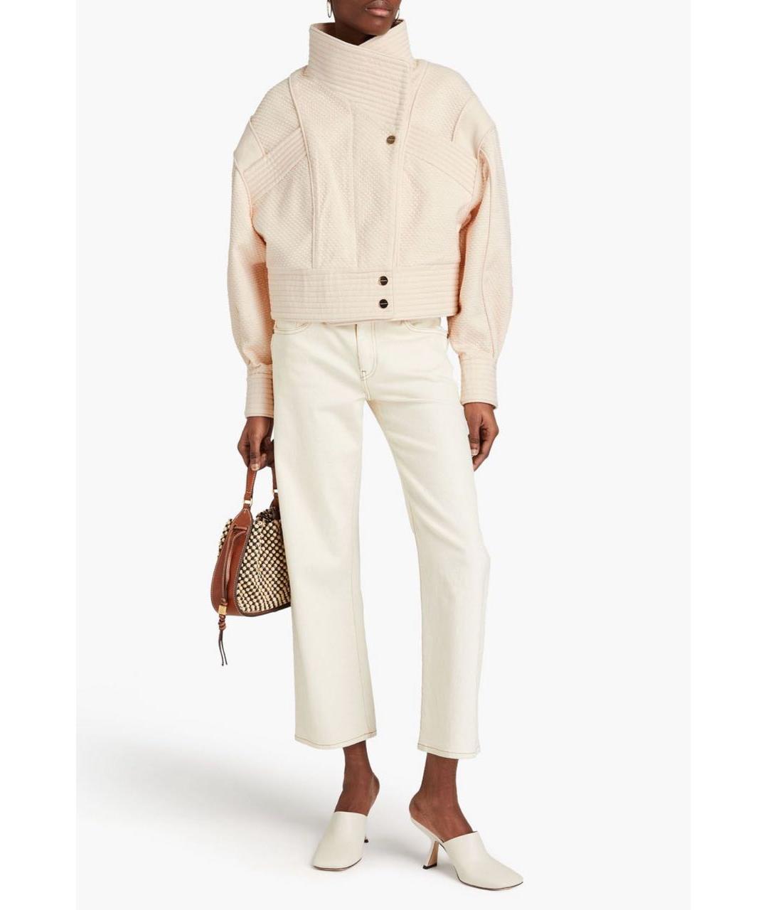 ZIMMERMANN Бежевая хлопковая куртка, фото 4