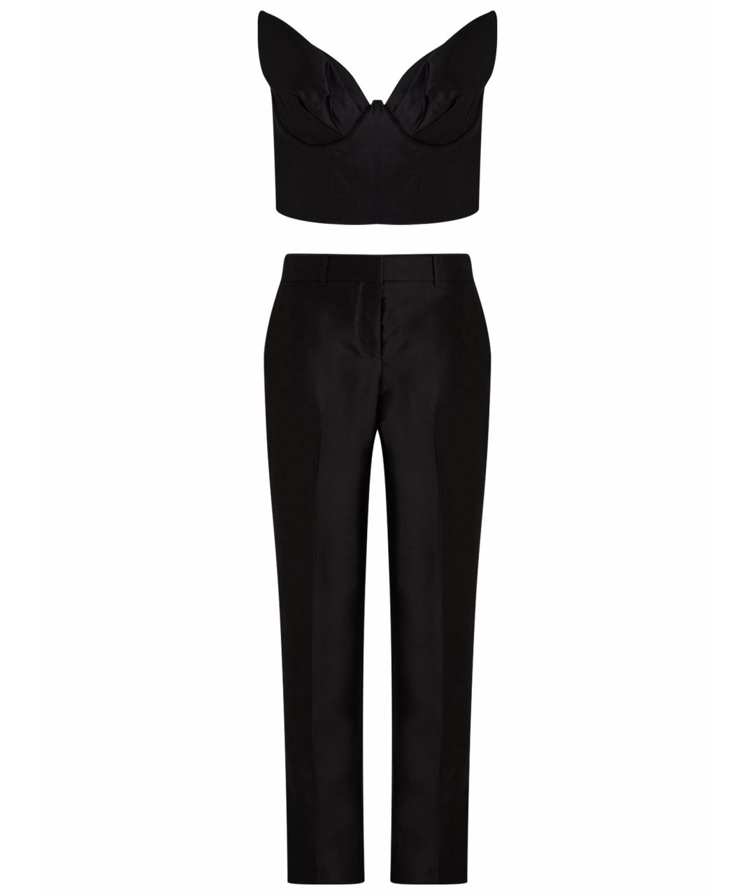 ZIMMERMANN Черный шелковый костюм с брюками, фото 1