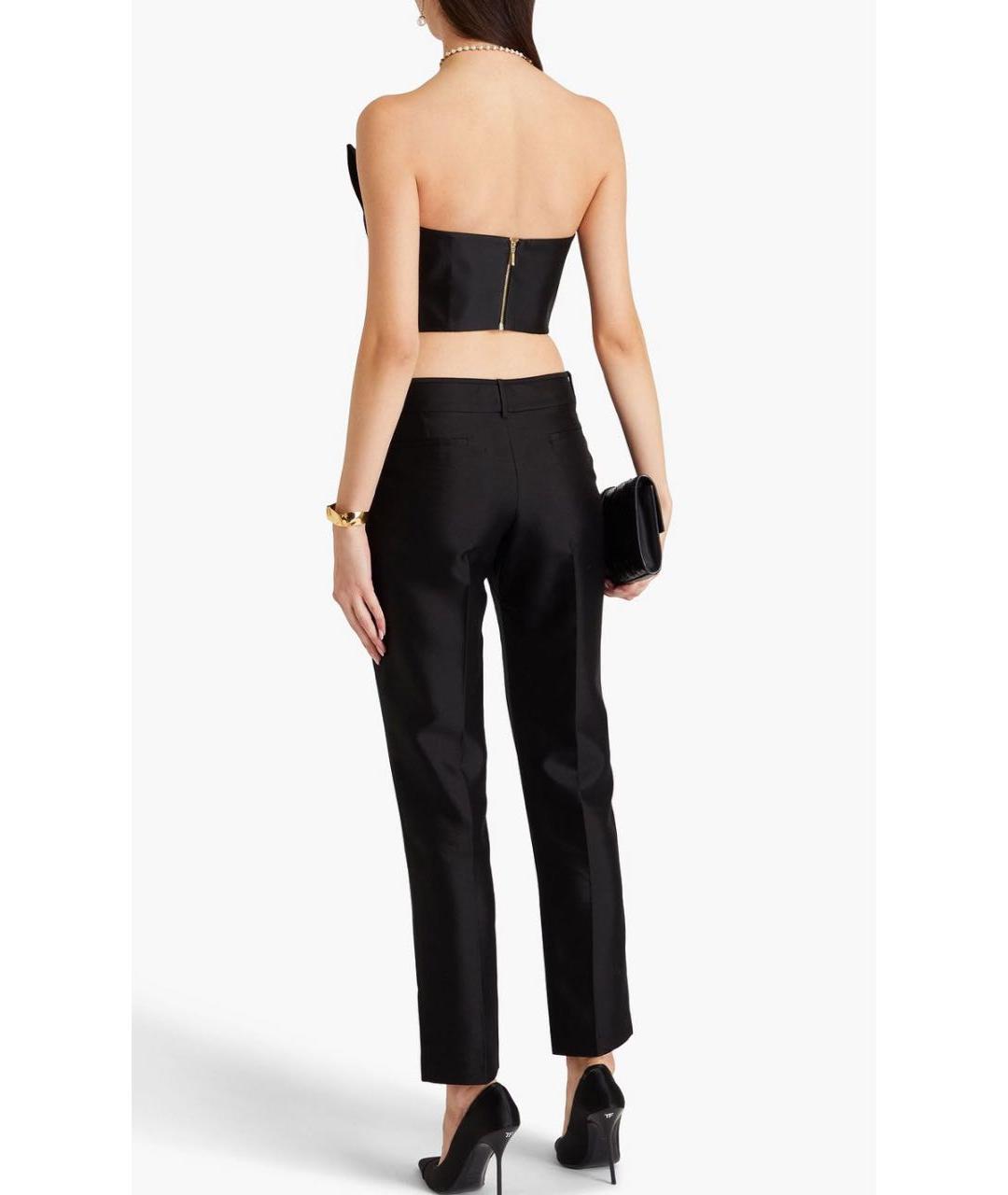 ZIMMERMANN Черный шелковый костюм с брюками, фото 2