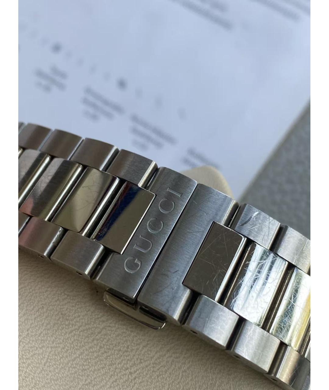 GUCCI Серебряные часы, фото 6