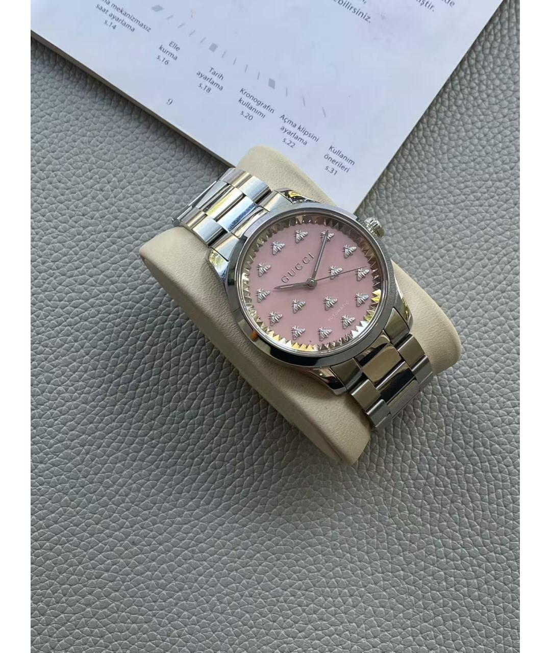 GUCCI Серебряные часы, фото 4