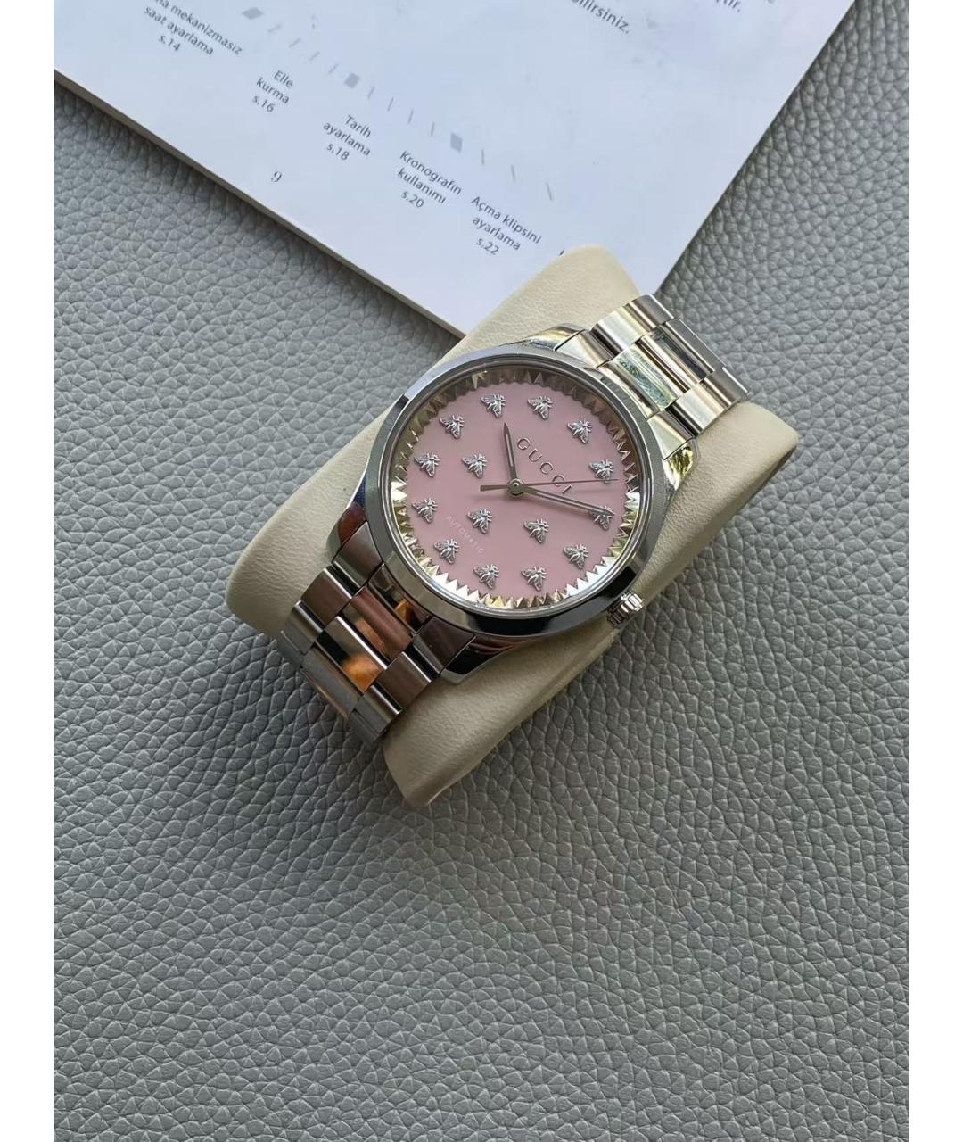 GUCCI Серебряные часы, фото 2