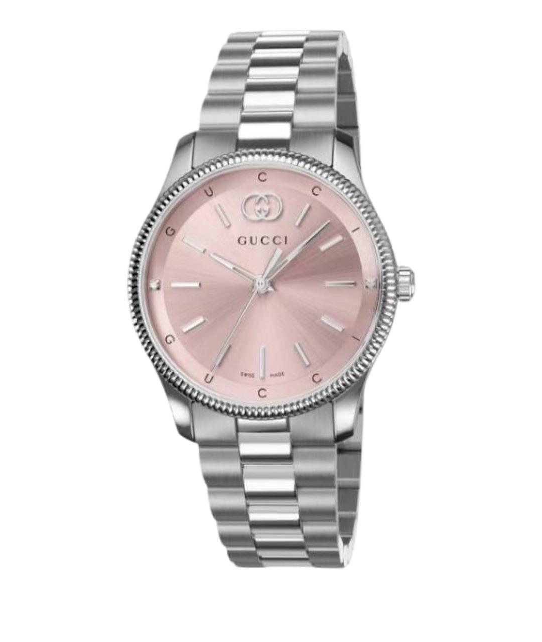 GUCCI Серебряные часы, фото 1