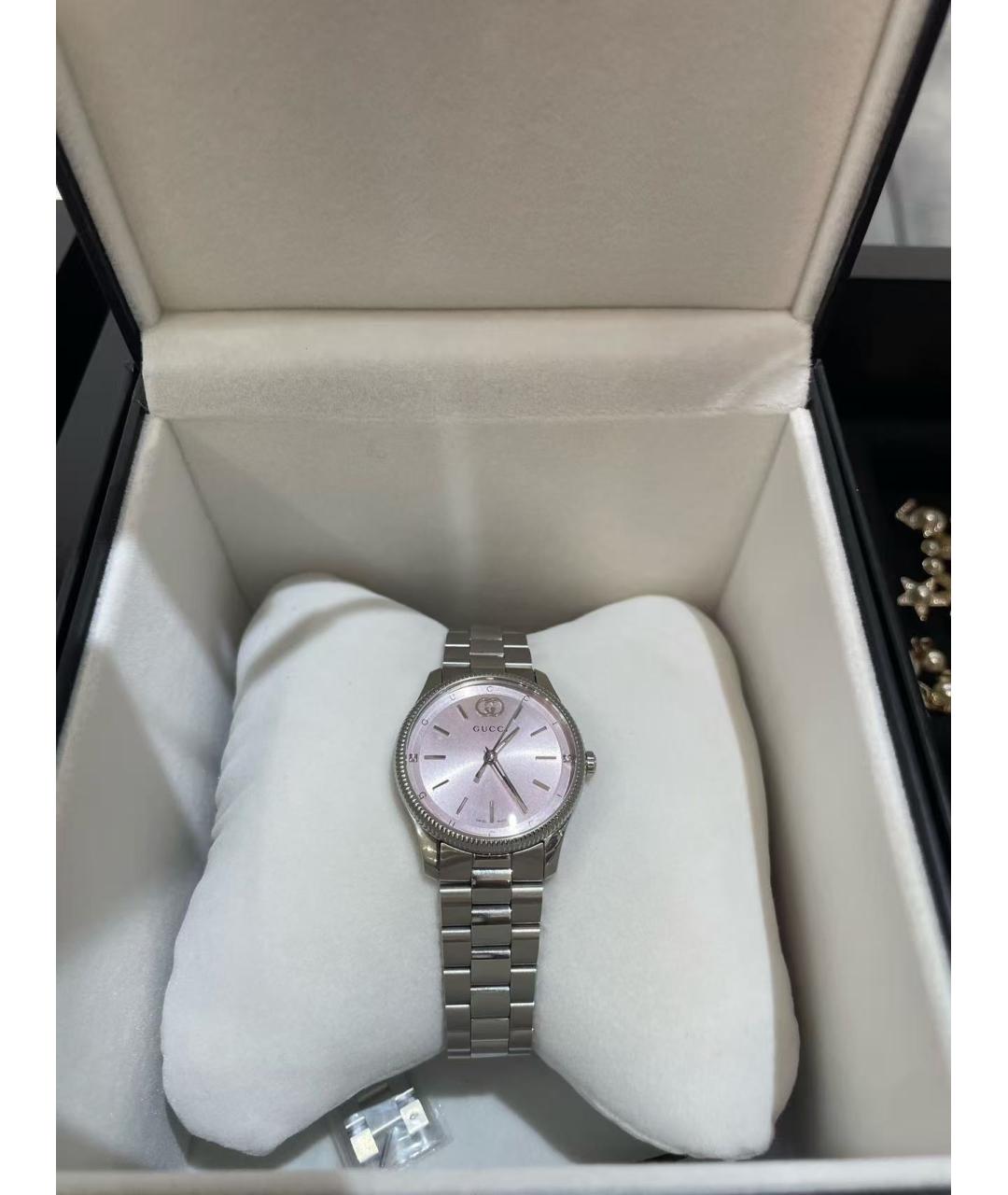 GUCCI Серебряные часы, фото 2