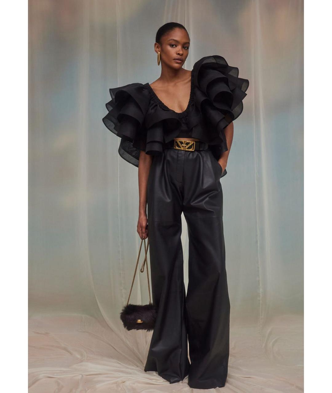 ZIMMERMANN Черная льняная блузы, фото 6