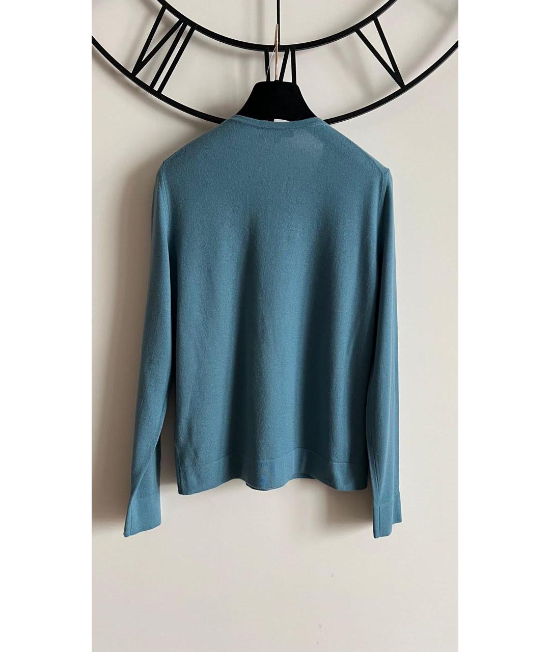 LORO PIANA Голубой джемпер / свитер, фото 2