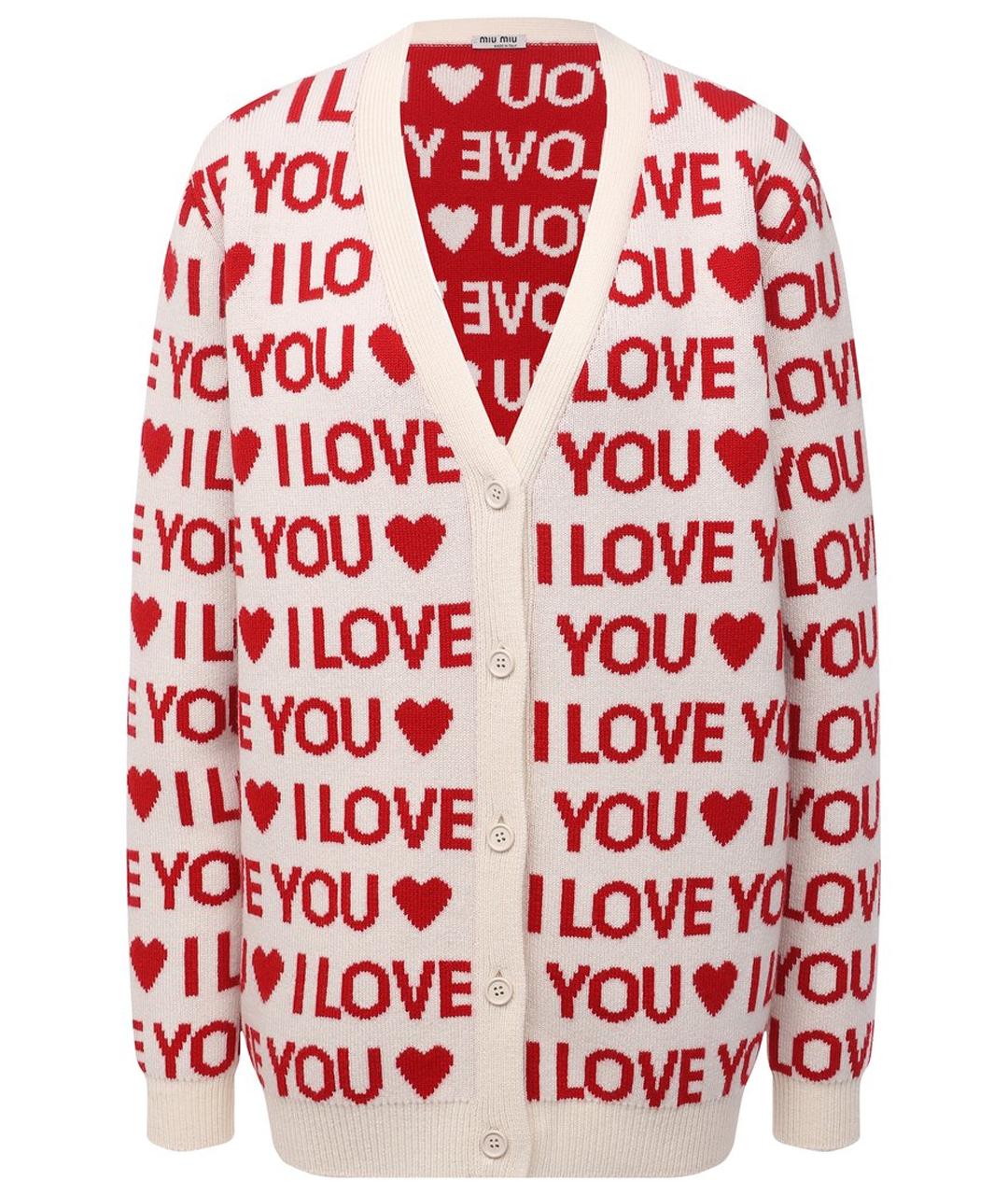 MIU MIU Красный кардиган, фото 1