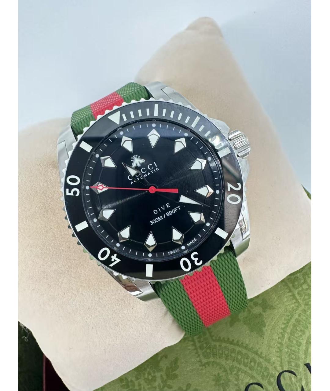 GUCCI Серебряные часы, фото 3