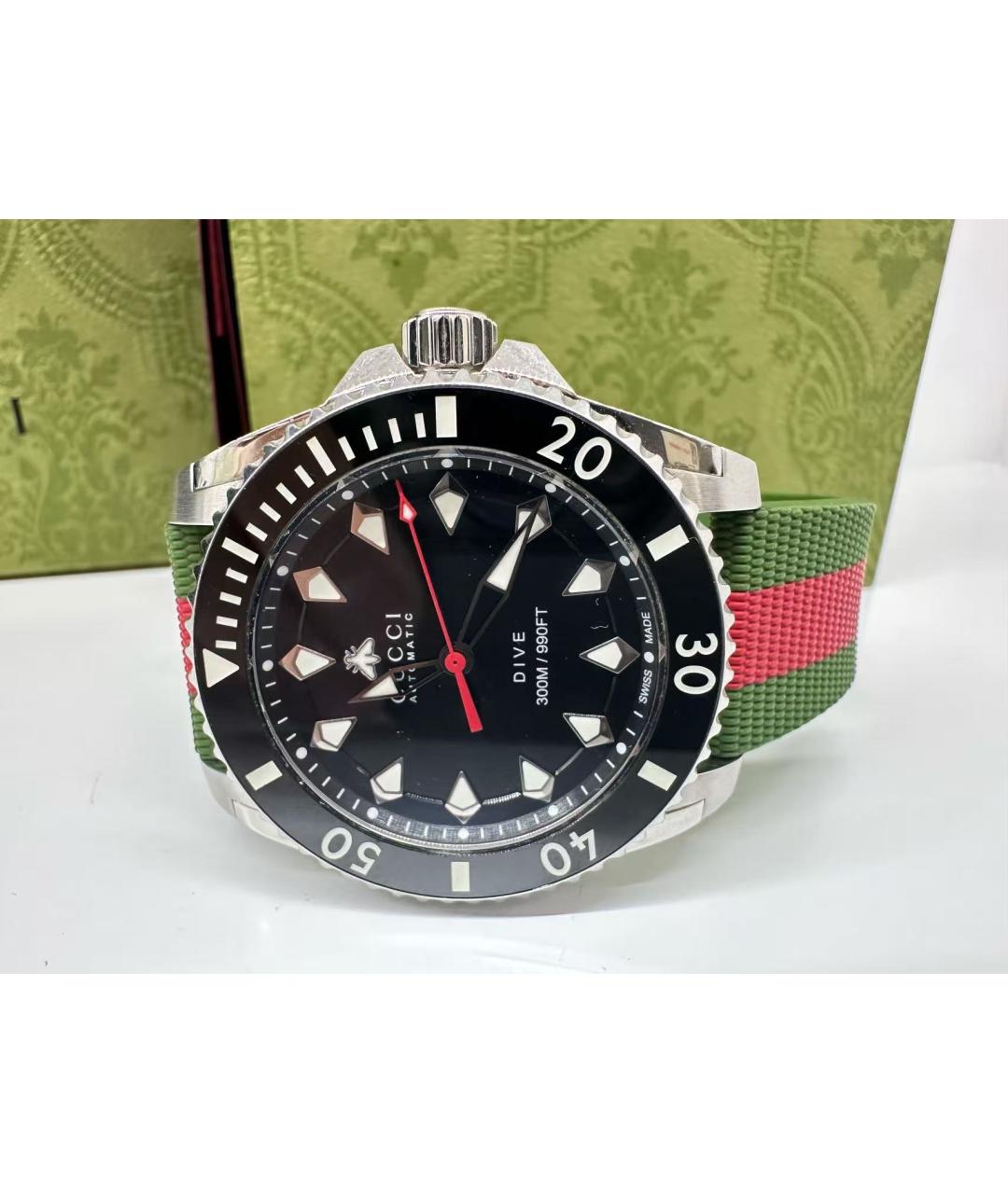 GUCCI Серебряные часы, фото 5