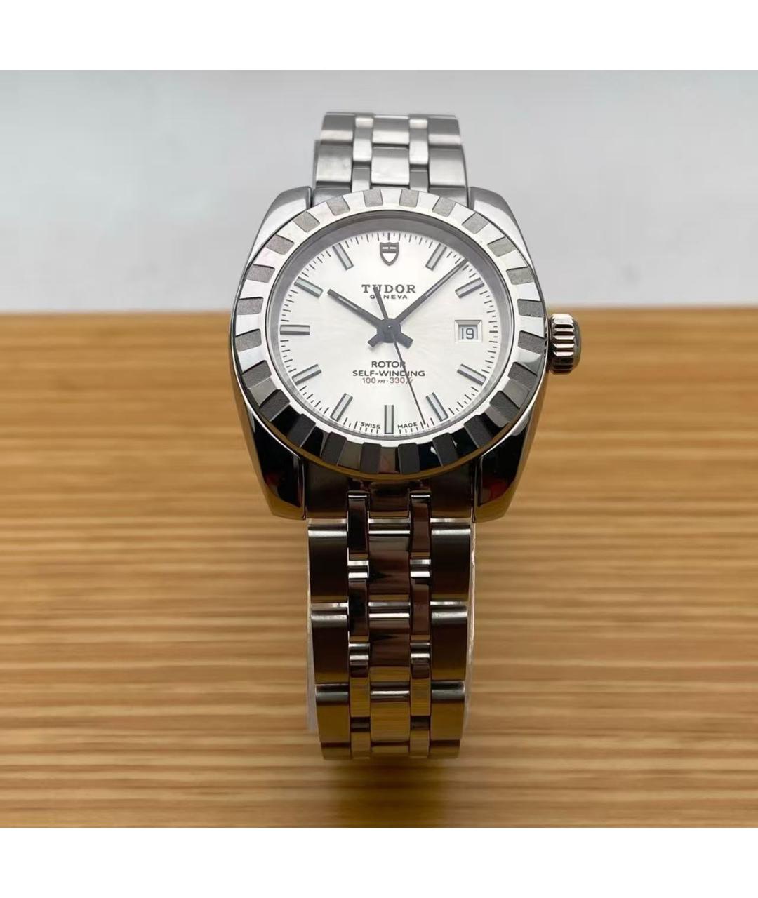 TUDOR Серебряные металлические часы, фото 2