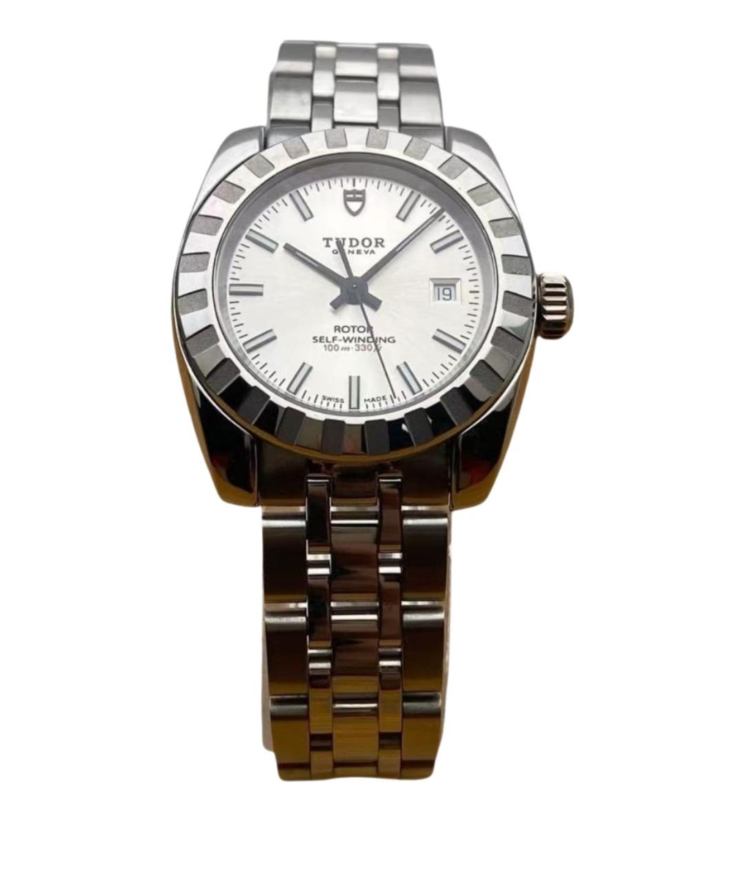 TUDOR Серебряные металлические часы, фото 1