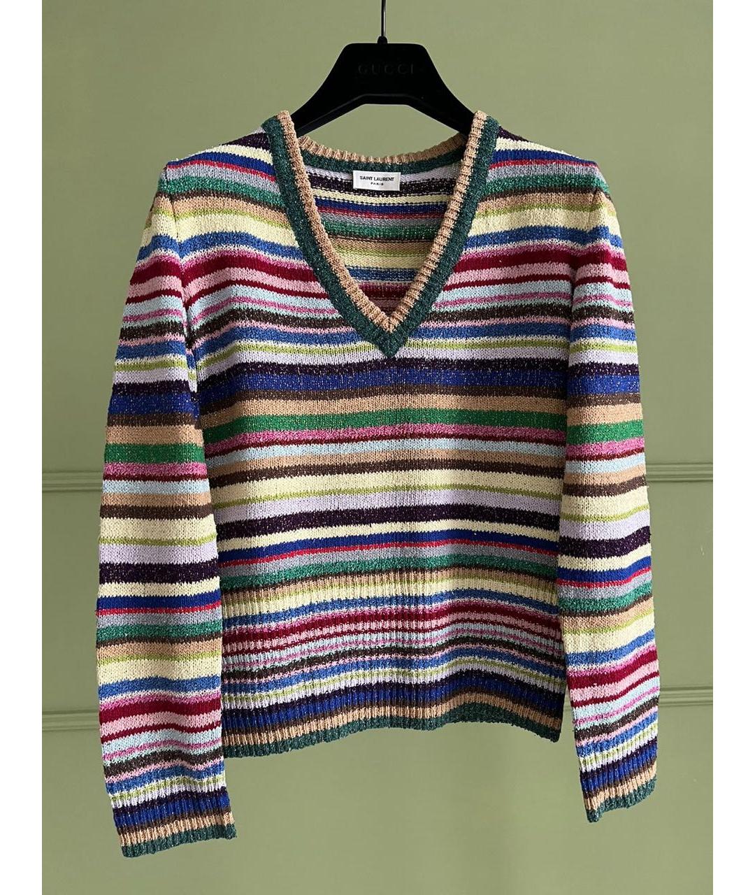 SAINT LAURENT Мульти джемпер / свитер, фото 9