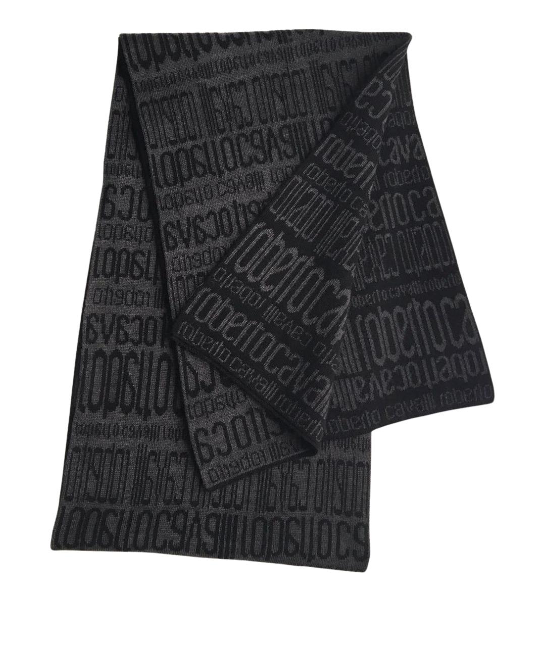 ROBERTO CAVALLI Мульти шерстяной шарф, фото 1