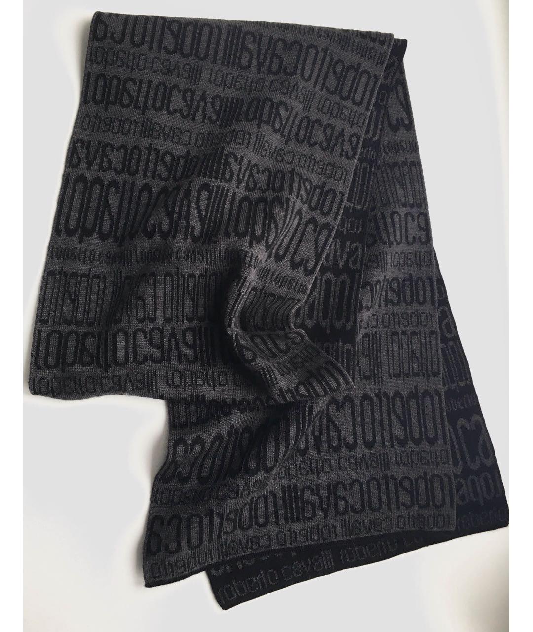 ROBERTO CAVALLI Мульти шерстяной шарф, фото 7