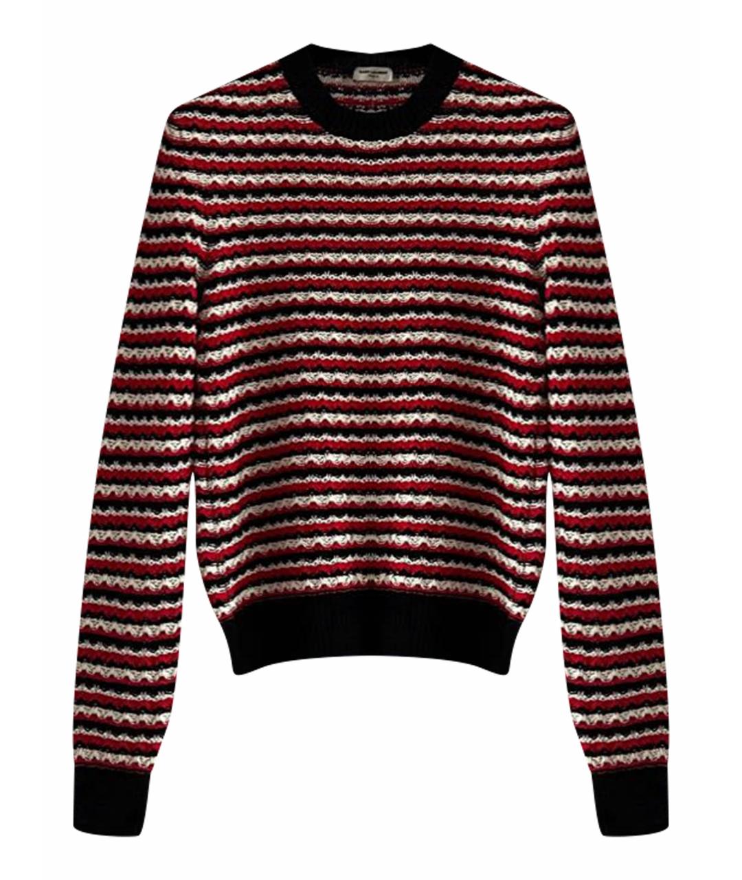 SAINT LAURENT Красный джемпер / свитер, фото 1