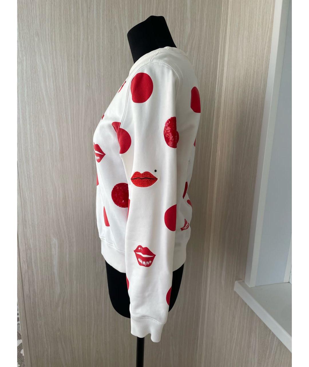 ESCADA Белый хлопковый джемпер / свитер, фото 7