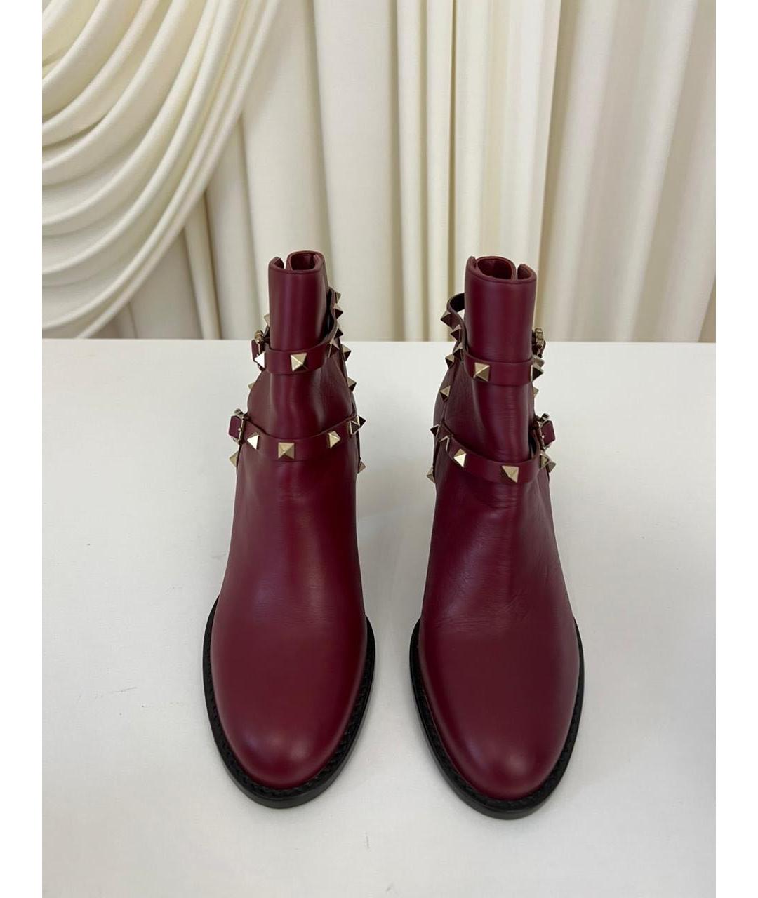 VALENTINO Черные кожаные ботильоны, фото 8