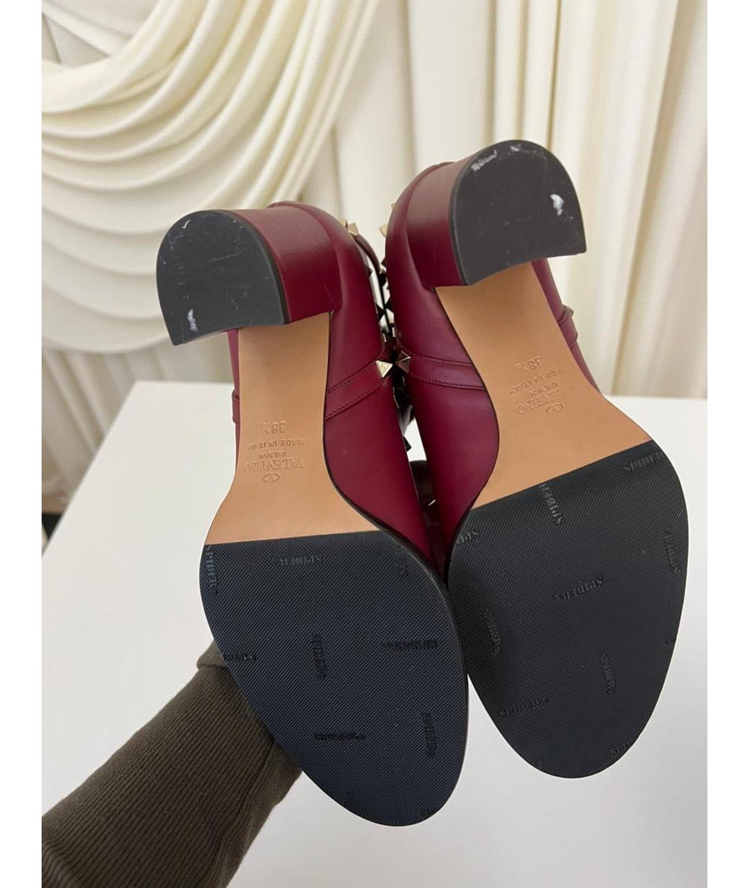 VALENTINO Черные кожаные ботильоны, фото 7