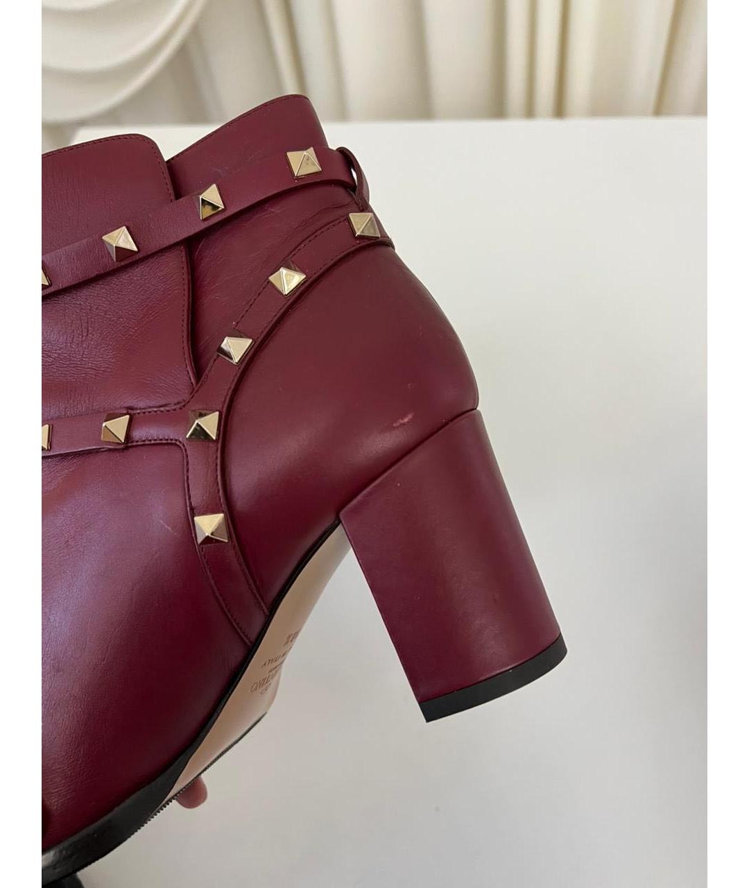 VALENTINO Черные кожаные ботильоны, фото 3