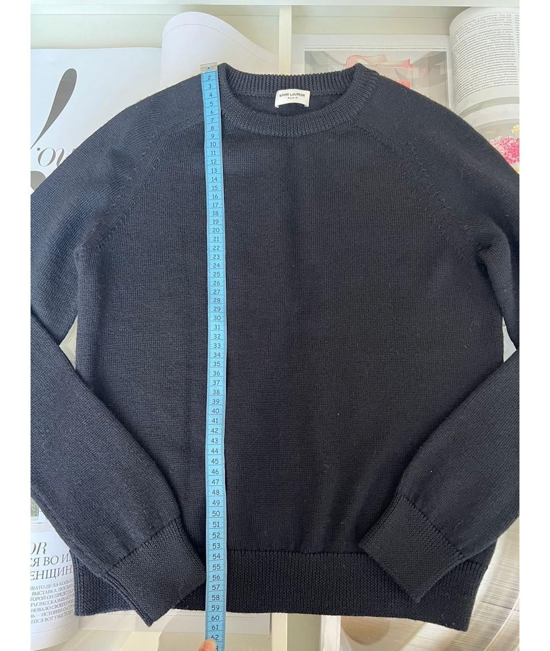 SAINT LAURENT Черный джемпер / свитер, фото 8