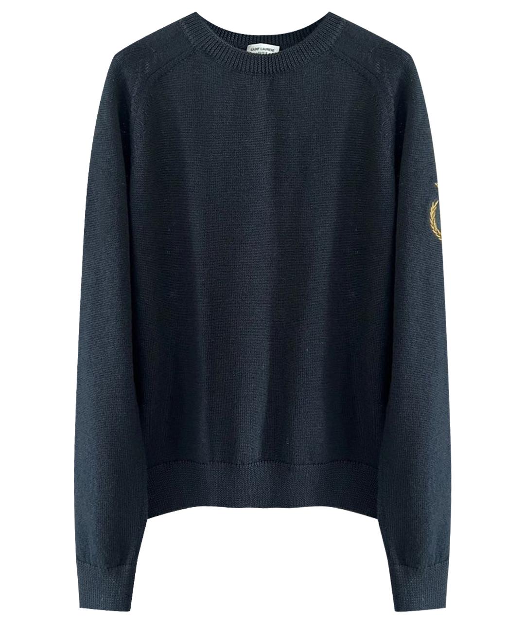 SAINT LAURENT Черный джемпер / свитер, фото 1
