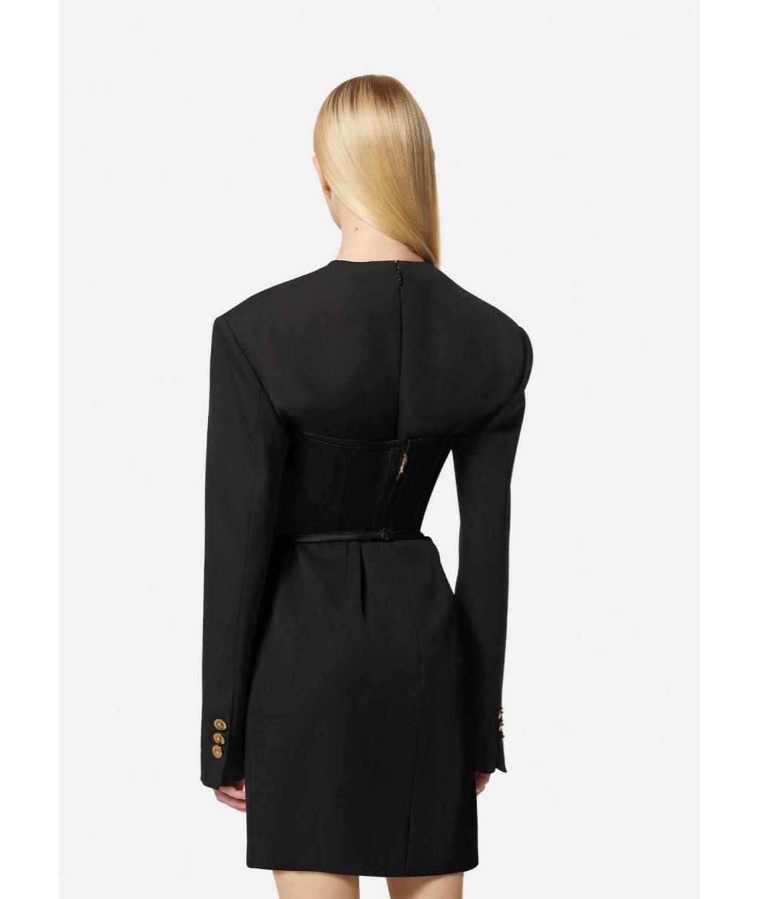 VERSACE Черное коктейльное платье, фото 5