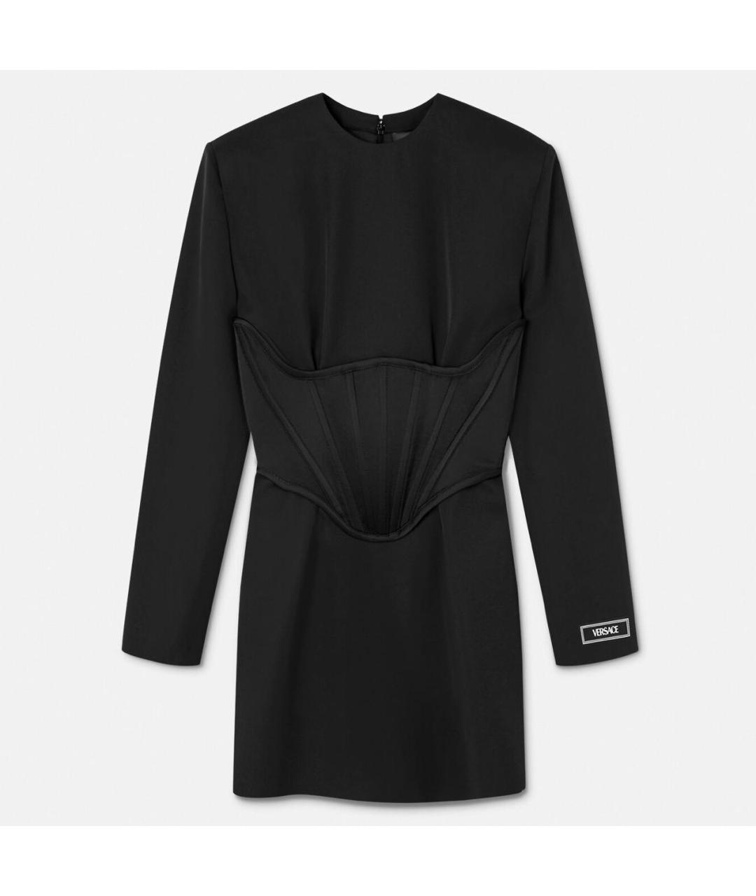 VERSACE Черное коктейльное платье, фото 6