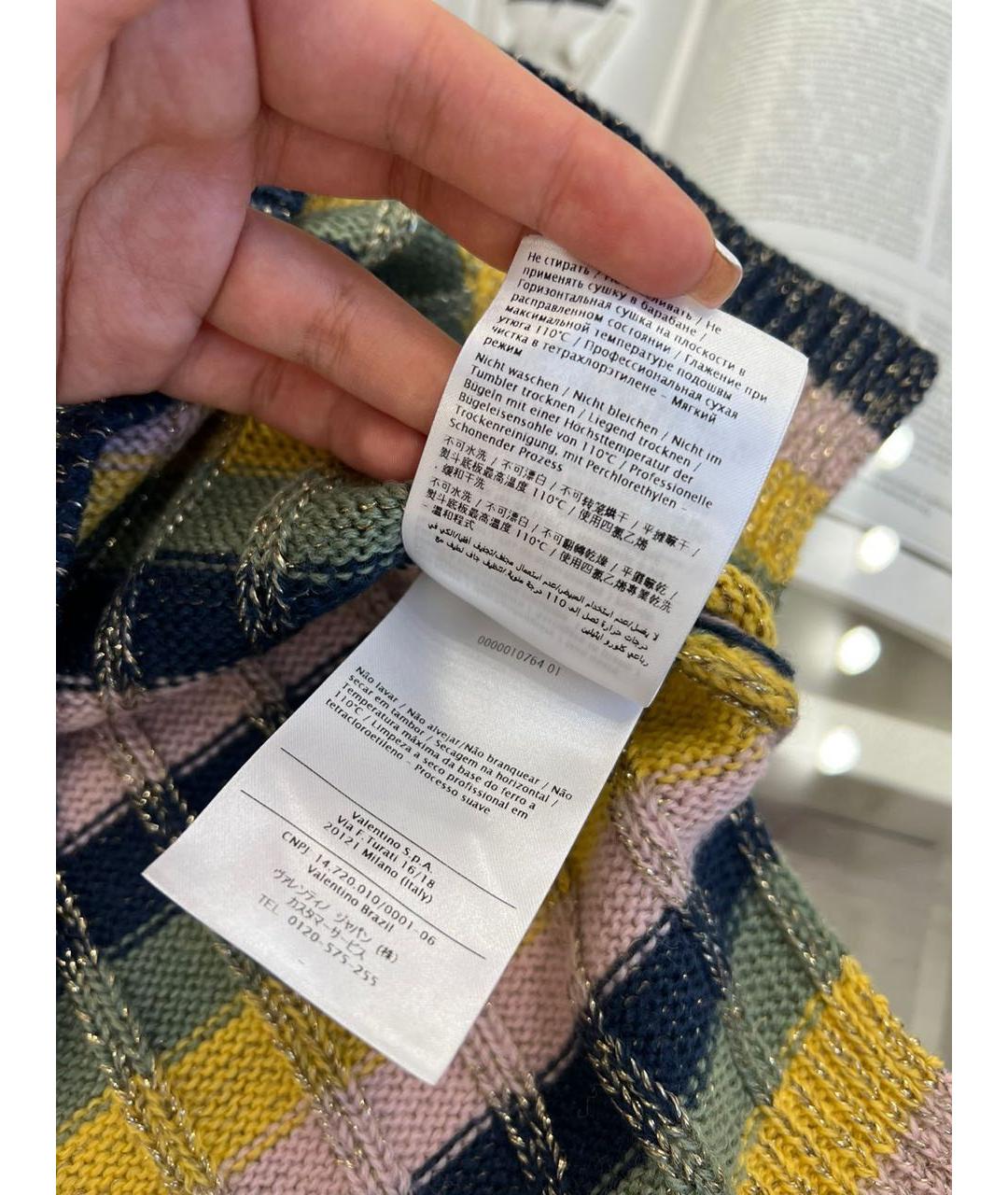 VALENTINO Желтый джемпер / свитер, фото 6