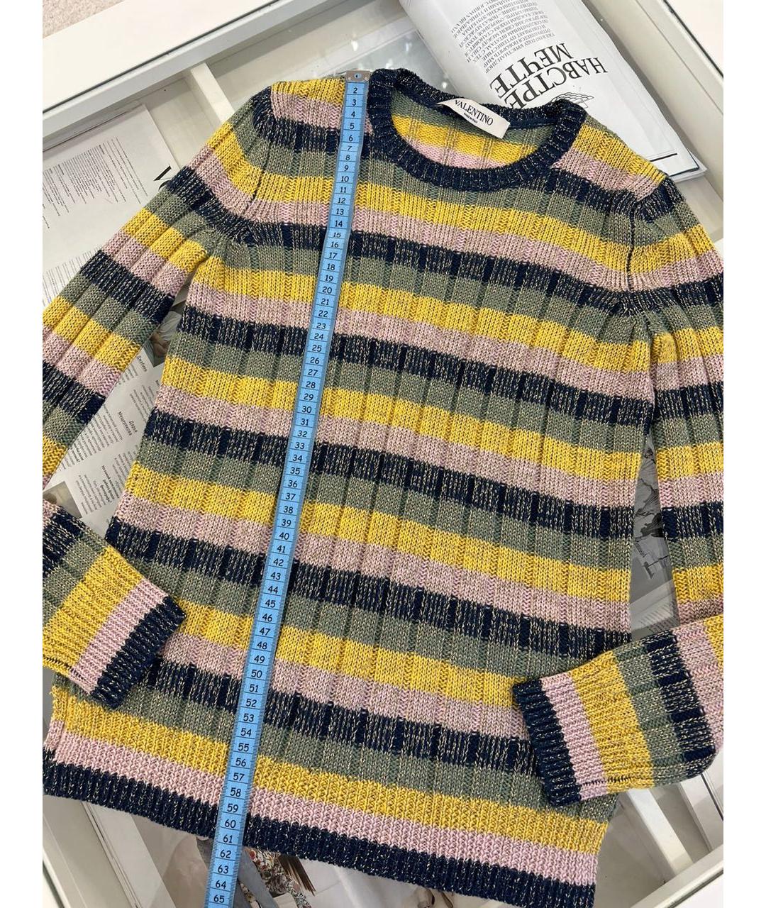 VALENTINO Желтый джемпер / свитер, фото 8