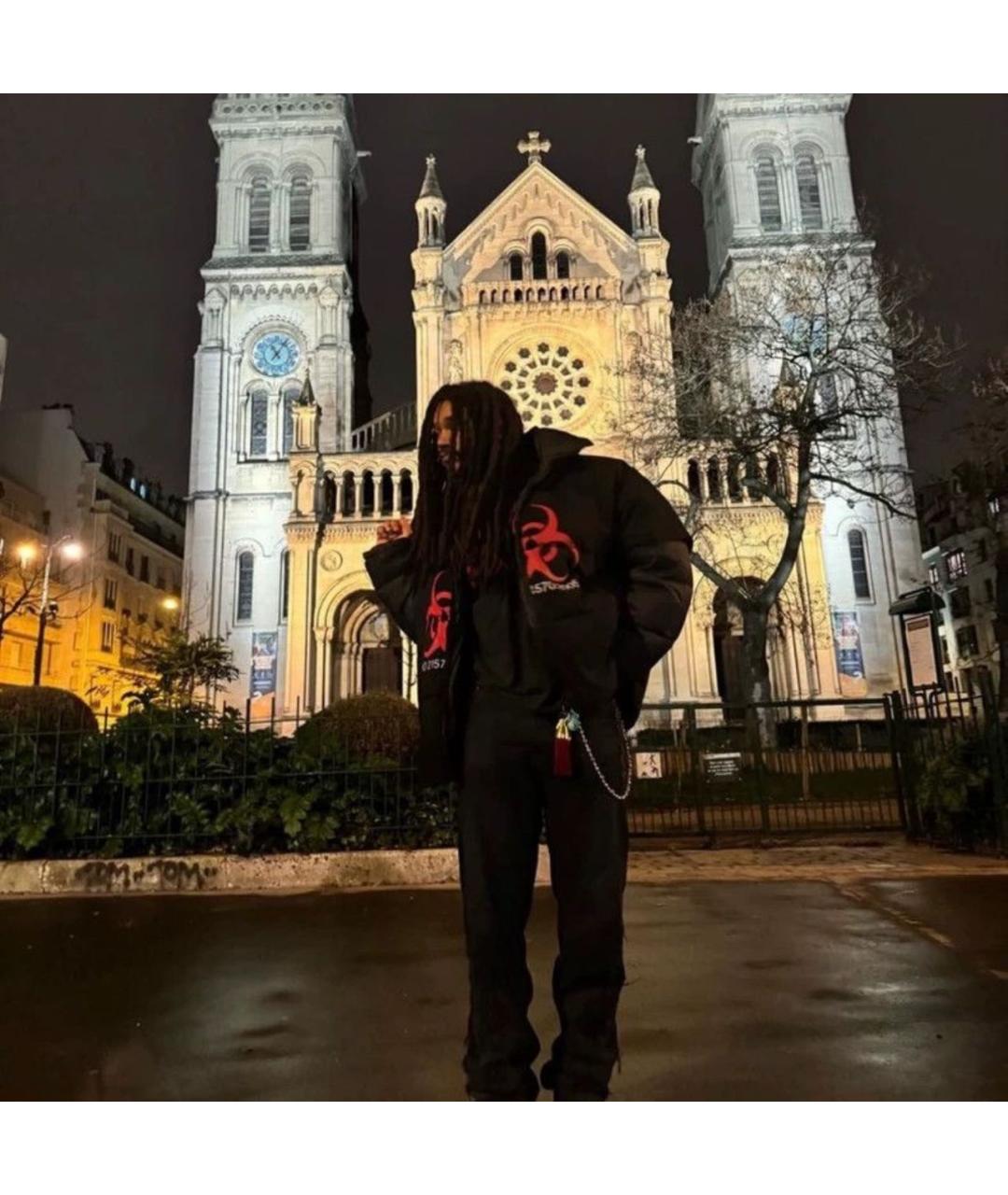 VETEMENTS Черный синтетический пуховик, фото 7